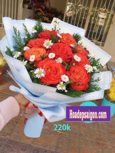 Mua hoa tươi online  - Bó hoa 250k 