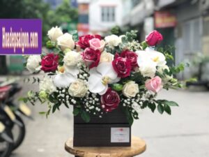 Giỏ hoa mừng sinh nhật đẹp nhất cho sếp nam - HG01 - 1.200.000 đ