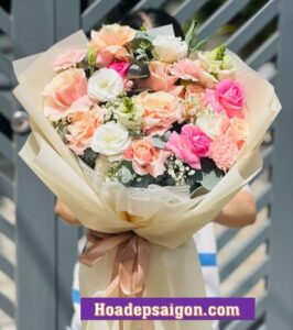 Hoa Huyện Thới Bình Tỉnh Cà Mau bó hoa tặng sinh nhật bạn thân ở Thới Bình  Cà Mau Q251271 Giá 600000đ