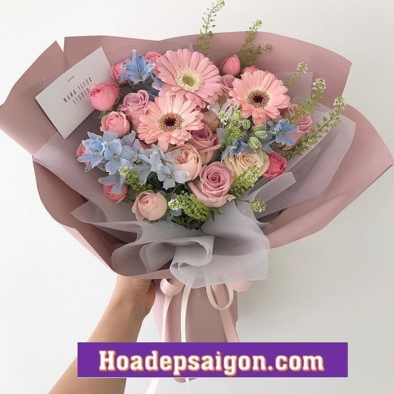 Hoa Quận Bình Tân Thành phố Hồ Chí Minh Bó hoa đồng tiền hồng  hoa sinh  nhật  tinh tế mang đến sự tuyệt đẹp và độc đáo Q258108 Giá 259000đ